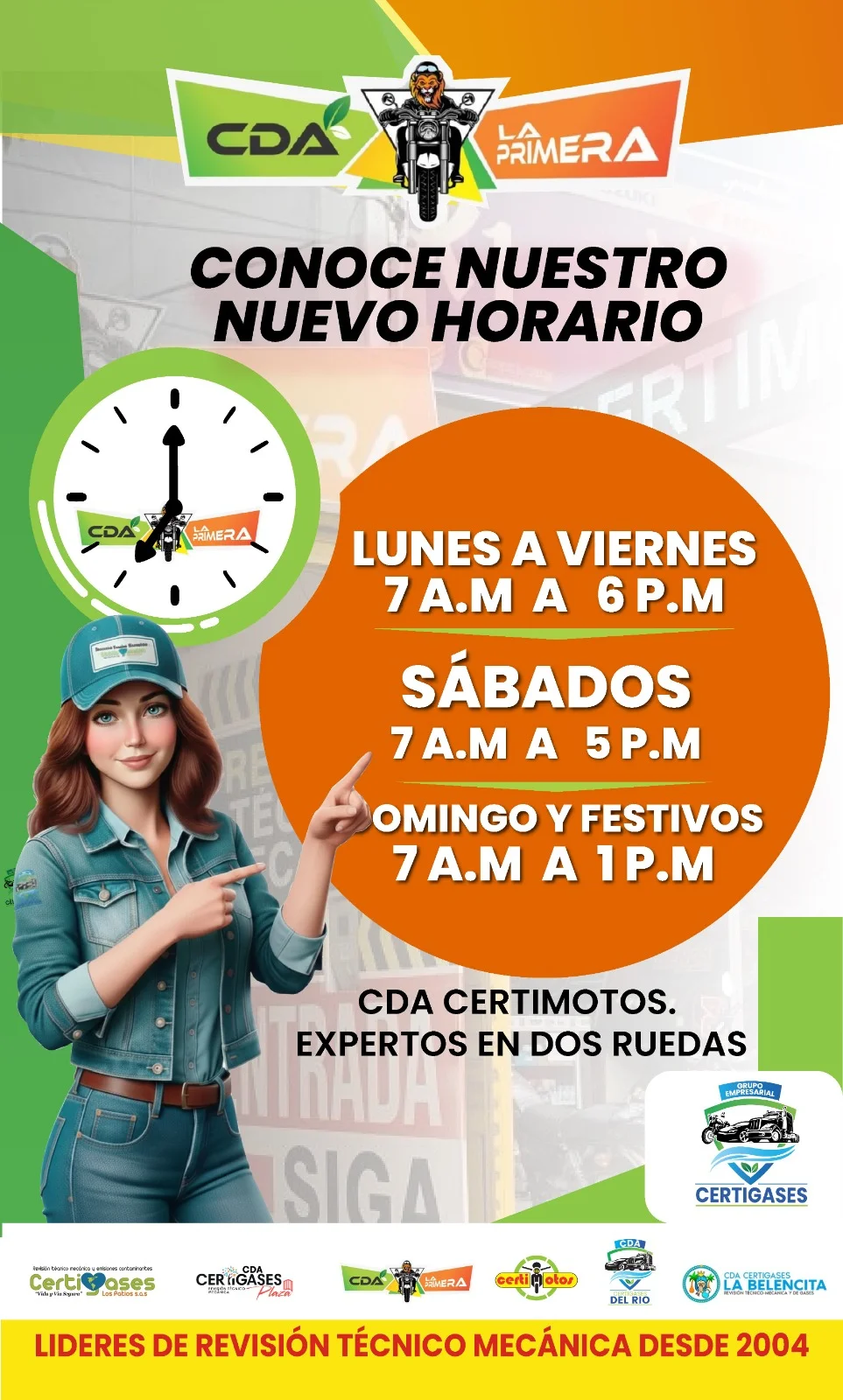 ¡Nuevo Horario Ampliado 2026 – CDA La Primera